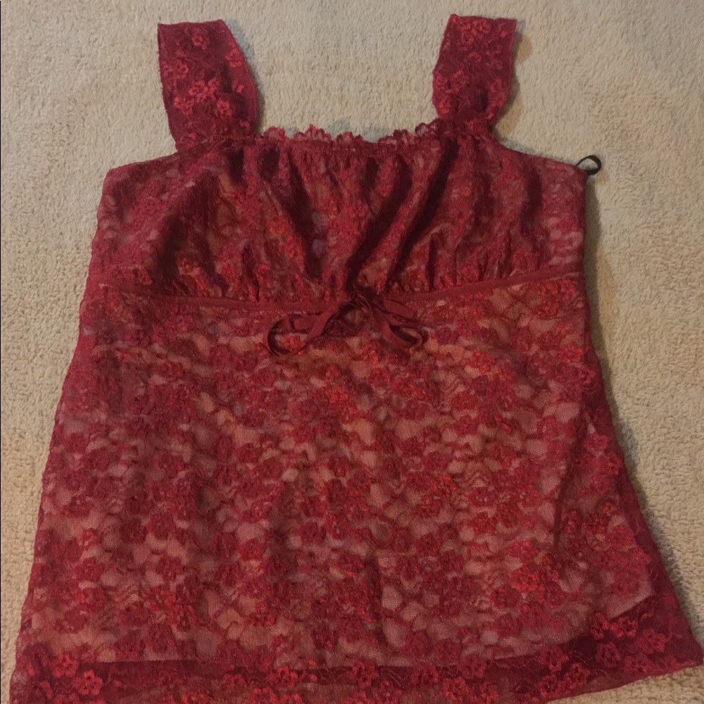 Laced tank top